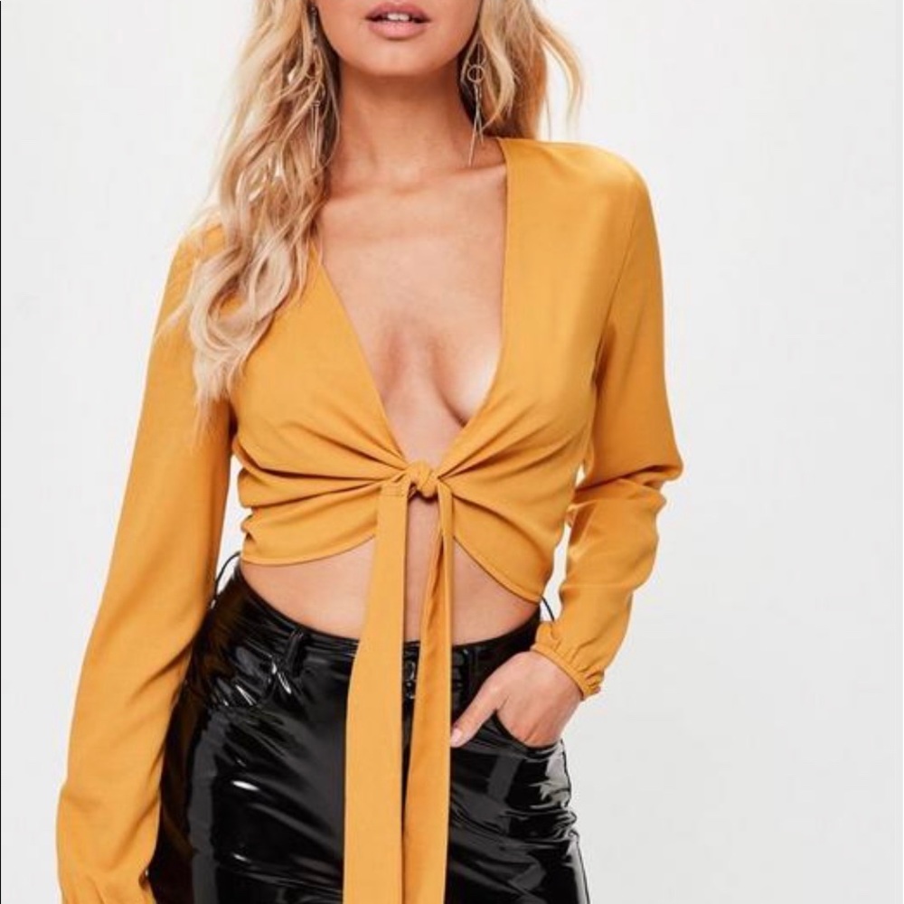 Tie Front Top